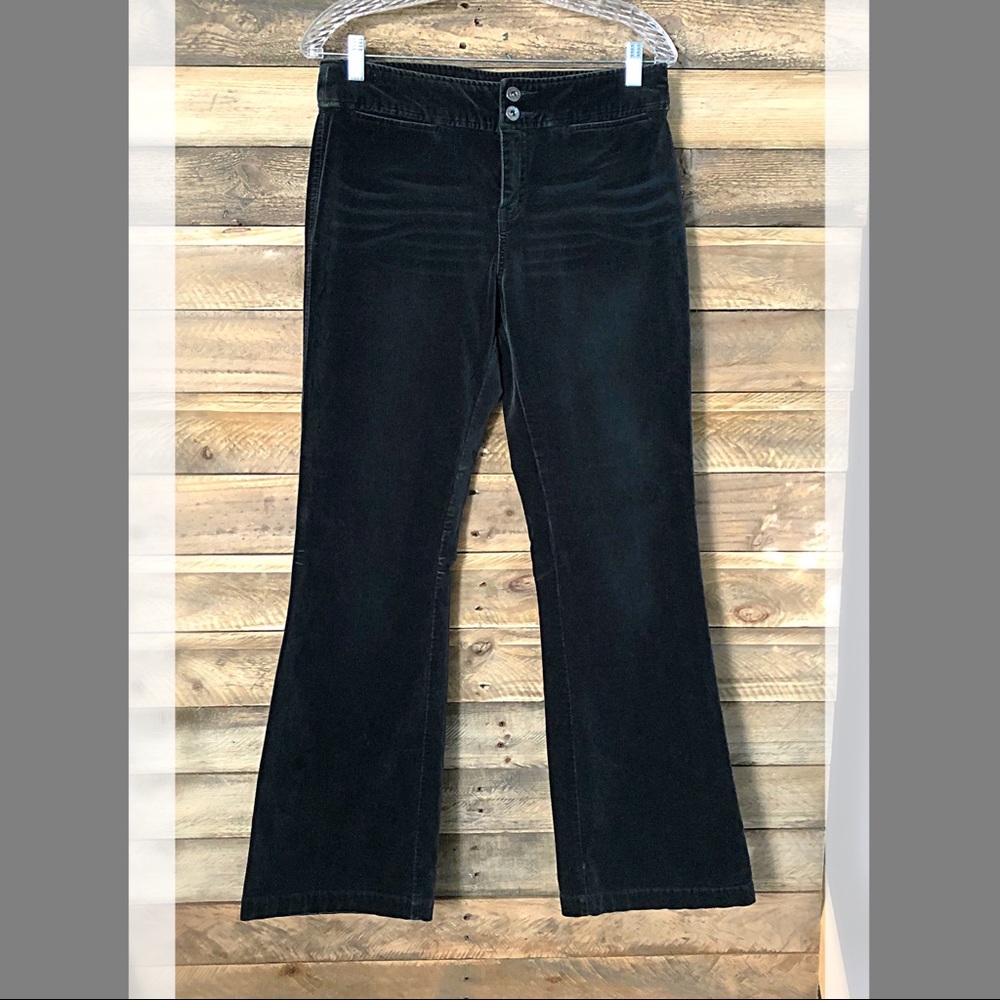 Express black velvet cotton stretch jeans